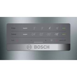 Bosch Serie 4 KGN397IEQ nevera y congelador Independiente 368 L E Acero inoxidable
