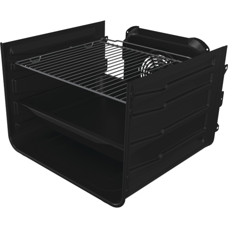 Estufa de Gas/Eléctrica Gorenje GKS5C70B 4 Zonas (1 Eléctrica) Negro