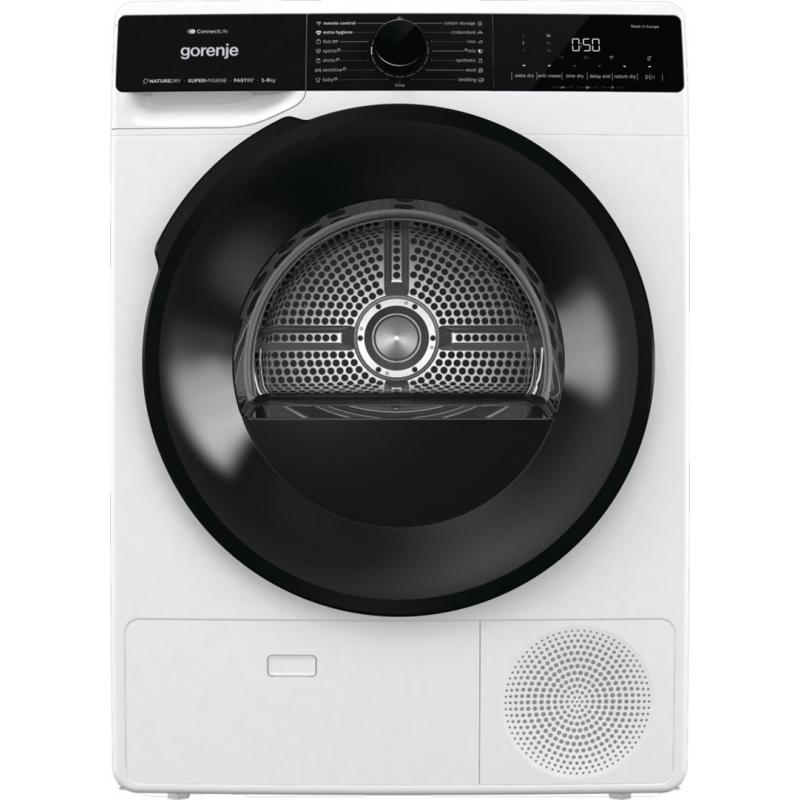Gorenje DPNA92WIFI secadora Independiente Carga frontal 9 kg A++ Negro, Blanco