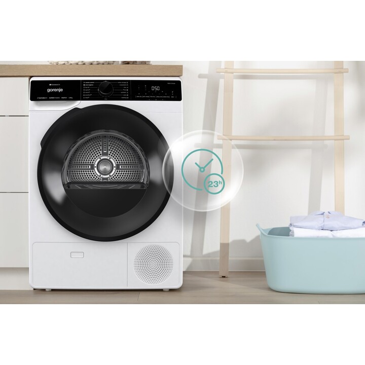 Secador Gorenje DPNA92WIFI Independente Carregamento frontal 9 kg A++ Preto, Branco