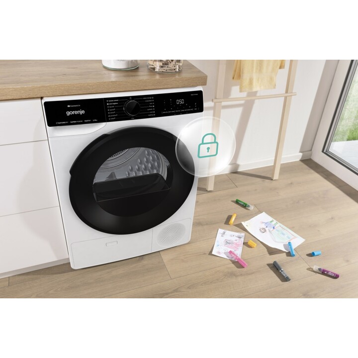 Secador Gorenje DPNA92WIFI Independente Carregamento frontal 9 kg A++ Preto, Branco