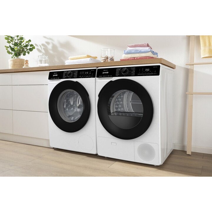 Gorenje DPNA92WIFI sèche-linge Pose libre Charge avant 9 kg A++ Noir, Blanc