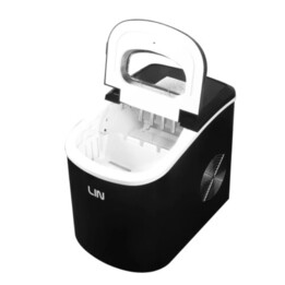 Tragbarer Eiswürfelbereiter LIN ICE PRO-B12 schwarz