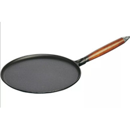 Poêle à frire en fonte STAUB avec manche en bois 40509-525-0 - 28 cm
