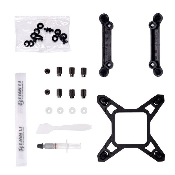 Lian Li GA II LCD Procesador Kit de refrigeración líquida 36 cm Blanco 1 pieza(s)