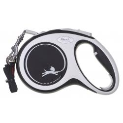 Flexi New Comfort M Tape 5 m Negro Perro Correa retráctil