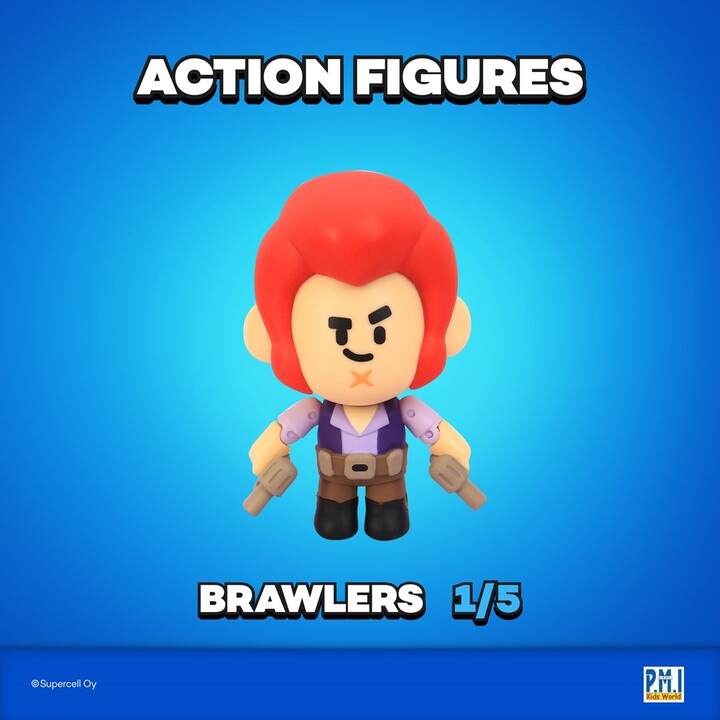 FIGURAS DE AÇÃO BRAWL STARS S1 11cm - COLT