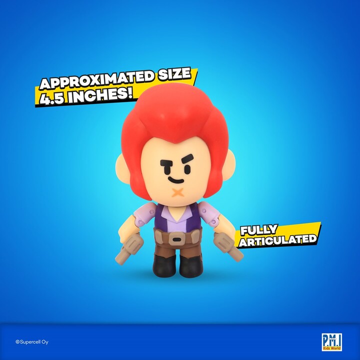 FIGURAS DE AÇÃO BRAWL STARS S1 11cm - COLT