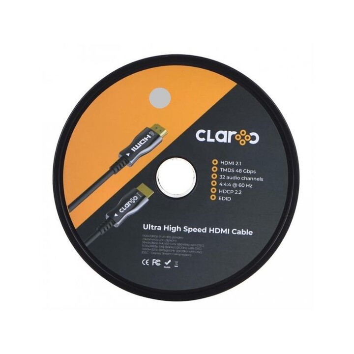 CLAROC HDMI 2.1 AOC CABLE, M/M, 4K@120HZ, 8K@60HZ, 20M, FEN-HDMI-21-20M