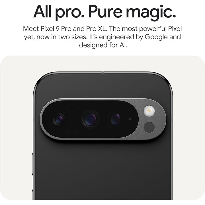 Google Pixel 9 Pro 5G 16GB 256GB Dual Sim Nero Ossidiana