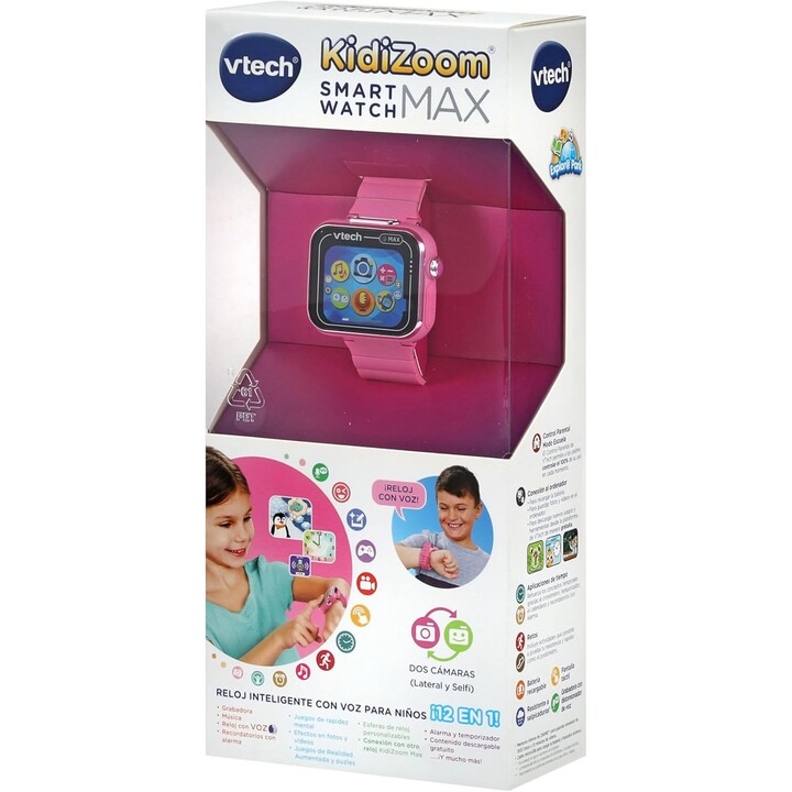 Vtech KidiZoom Smartwatch MAX Rose - Montre intelligente