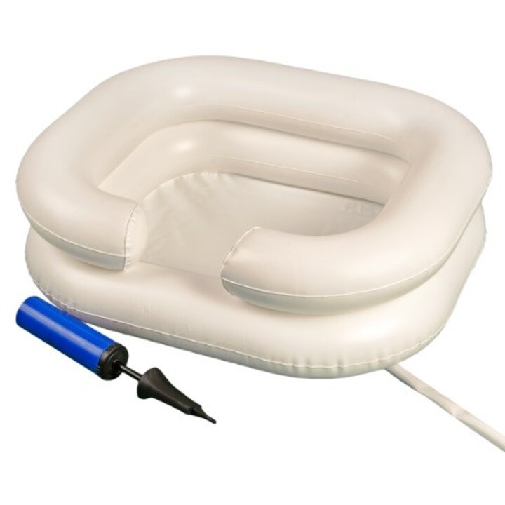 REHA FUND RF-961 lavabo per capelli gonfiabile con doccetta bianco