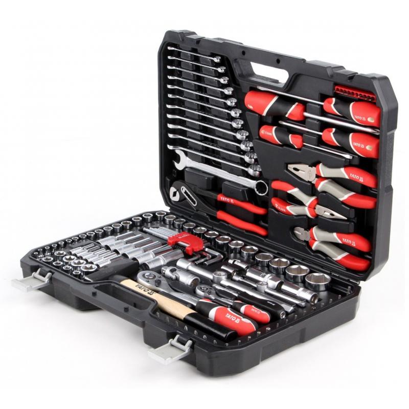 Yato YT-38901 Juego de herramientas XXL 1/4-1/2" 122 elementos