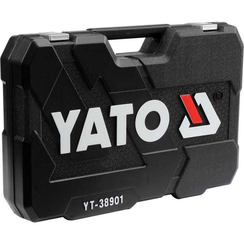 Yato YT-38901 Juego de herramientas XXL 1/4-1/2" 122 elementos