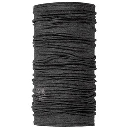 Buff Lightweight Merino Wool neckwear solid grey