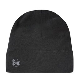 BUFF MERINO MIDWEIGHT BEANIE SOLID BLACK Mütze