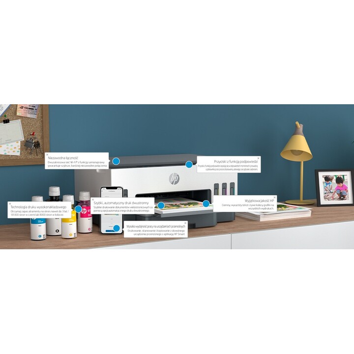 HP Smart Tank 720 All-in-One Getto termico d inchiostro A4 4800 x 1200 DPI 15 ppm Wi-Fi