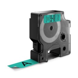 Cinta DYMO D1 19mmx7m - negro/verde