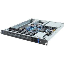 Platforma Gigabyte Rack (1U) E133-C10-AAG1 AMD Epyc 4004/Ryzen 7000 (2x 2,5" SATA HS, 1xM.2, 2x1Gbe, IPMI, 1+1 800W)