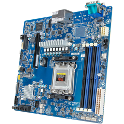 Gigabyte MC13-LE0 Motherboard 1x AM5 AMD Epyc 4004/Ryzen 7000 B650E (4xDIMM, 4xSATA, 1xM.2, 2x1Gbe, IPMI, mATX)