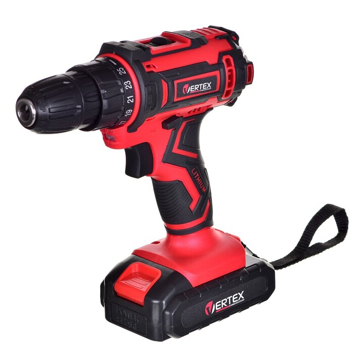 Vertex WK21Li-2 taladro atornillador 21V 2x1,7Ah negro