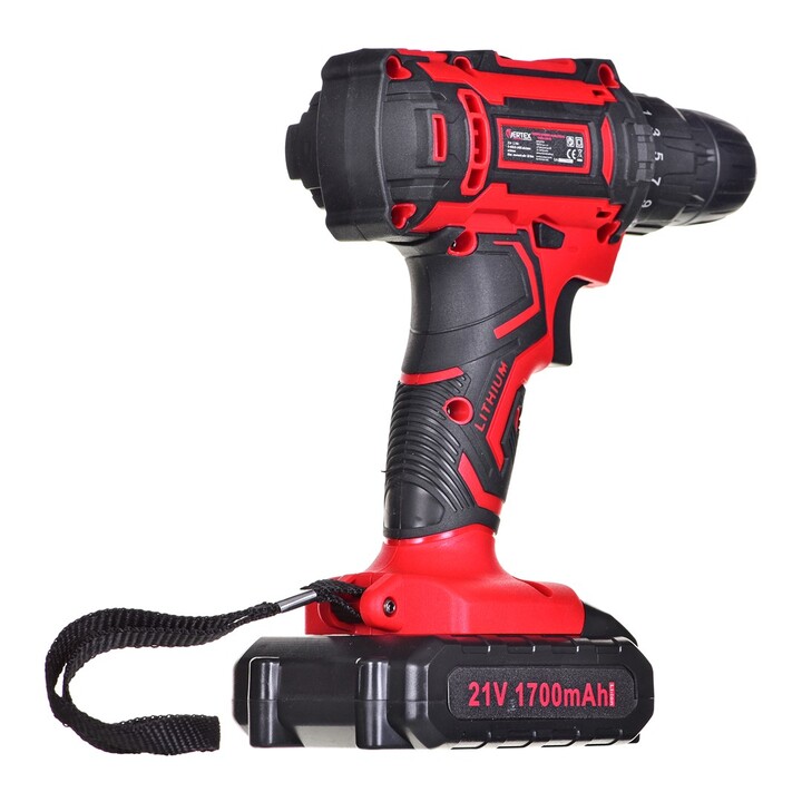 Vertex WK21Li-2 perceuse-visseuse 21V 2x1,7Ah noire