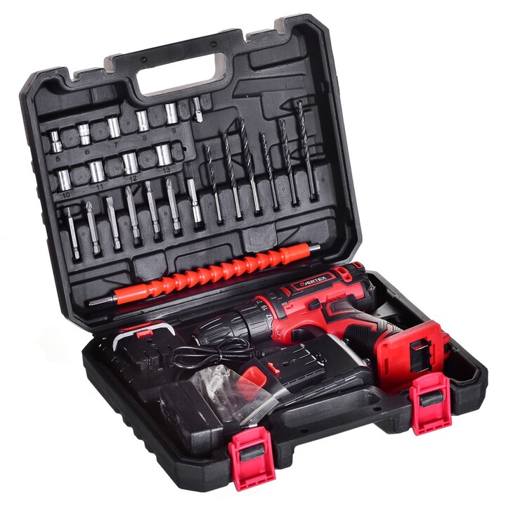 Vertex WK21Li-2 aparafusadora 21V 2x1,7Ah preta
