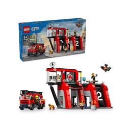 LEGO CITY 60414 CASERNE DE POMPIERS AVEC CAMION DE POMPIERS