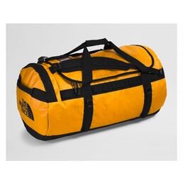 Borsone The North Face Base Camp Duffel L 95 L Poliestere Nero, Giallo