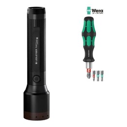 Ledlenser P6R Core Taschenlampe + WERA Set