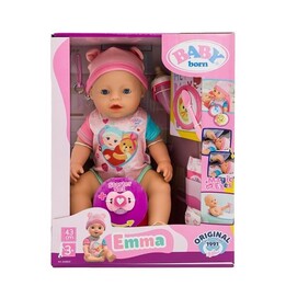 Baby born Emma Puppe 43cm + Zubehör 834800