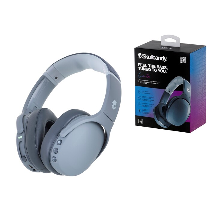 Skullcandy Crusher Evo Écouteurs Avec fil &sans fil Arceau Appels/Musique USB Type-C Bluetooth Gris