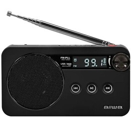 Aiwa RS-77PLLBK/ Radio portatile nera