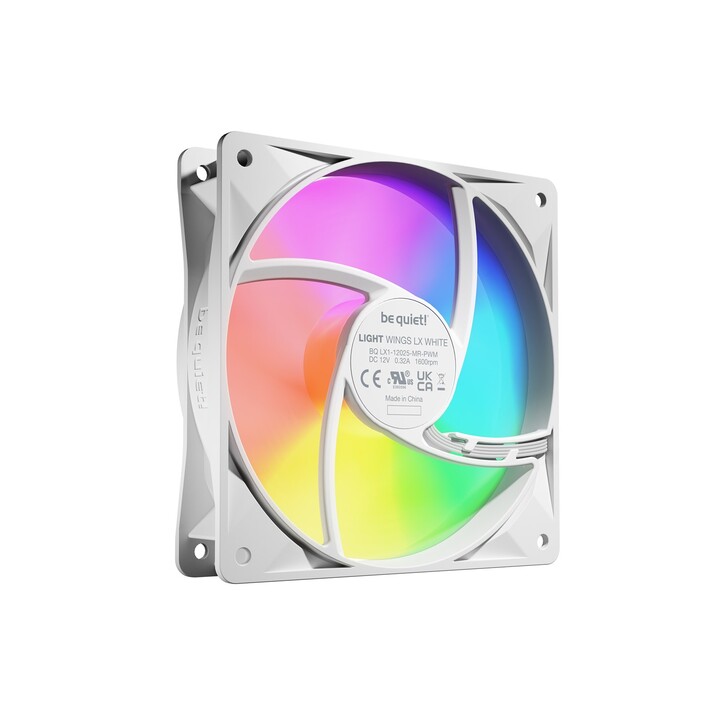 be quiet! Light Wings LX 120mm PWM 3-Pack Ventilador de caja blanco