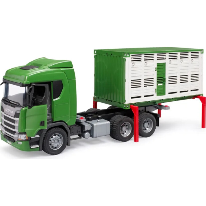 Camion de transport Scania Super 560R avec une vache