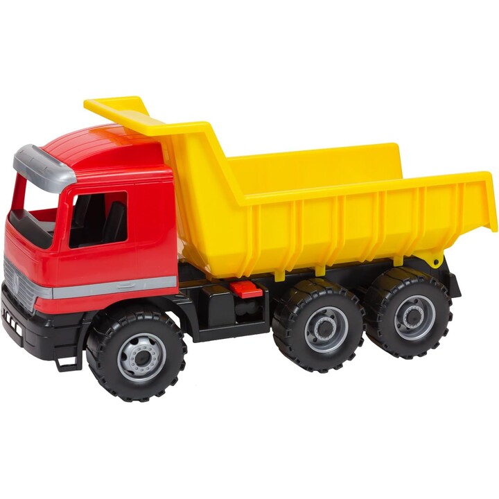 Robusto autocarro con cassone ribaltabile gigante Mercedes Benz Actros, autocarro con cassone ribaltabile circa 63 cm