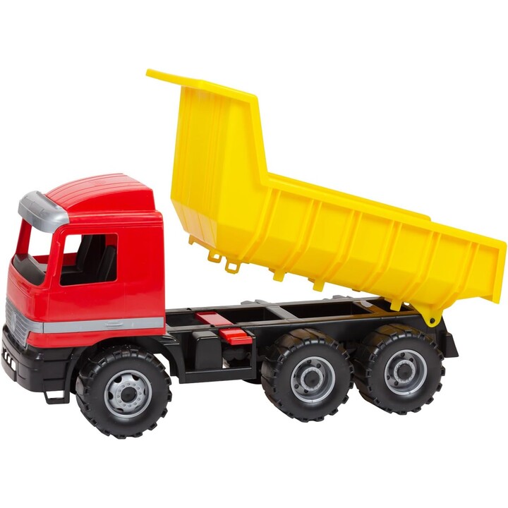 Fuerte camión volquete gigante Mercedes Benz Actros, camión volquete aprox 63 cm