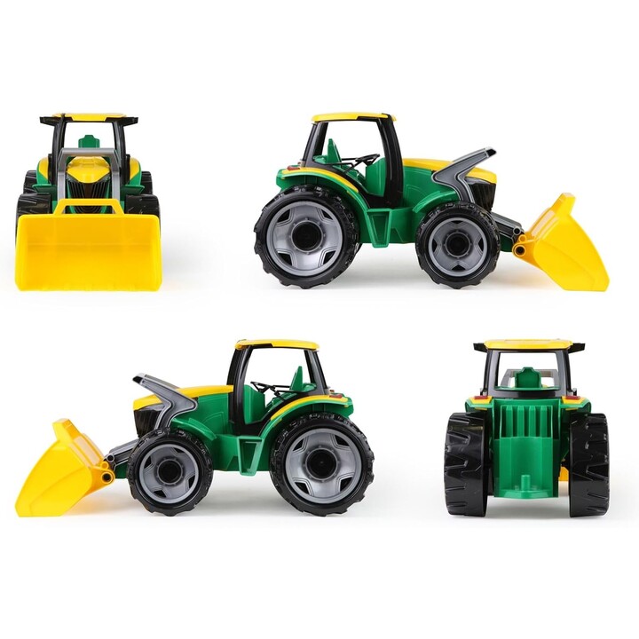 Lena GIGA TRUCKS Robusto tractor gigante con pala y remolque