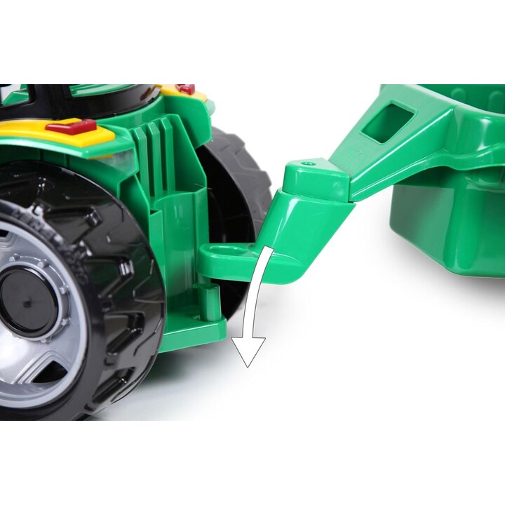 Lena GIGA TRUCKS Sturdy Giant tractor with shovel and trailer