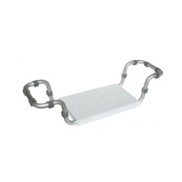 Sundo 11280, Asiento de Bañera con Superficie Antideslizante y Sistema de Ajuste Seguro para Seguridad, Blanco