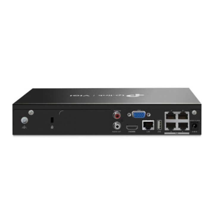 TP-Link Vigi NVR1004H-4P-2TB Enregistreur vidéo réseau (NVR) Noir