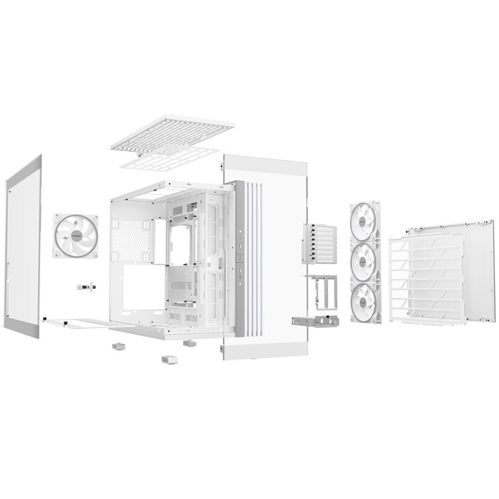 be quiet! Light Base 900 DX White Full-Tower-Gehäuse Weiß