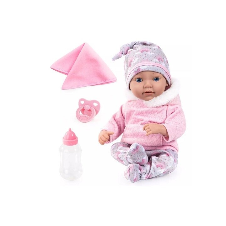 Boneca BAYER Reborn 38cm +acesso.93827AC 18668