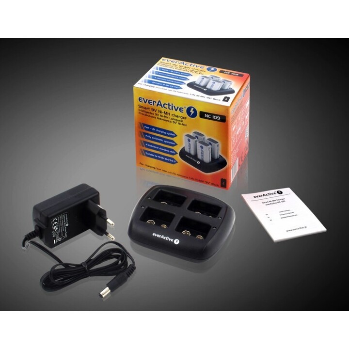 Everactive NC109 Akkuladegerät AC