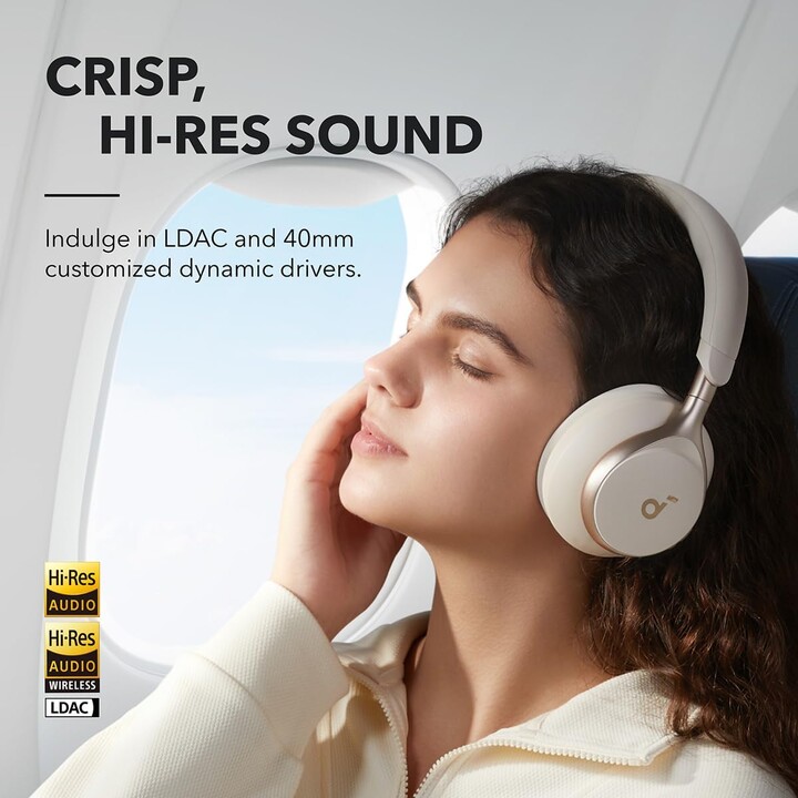 Soundcore Space One Pro Weiß – Bluetooth-Kopfhörer