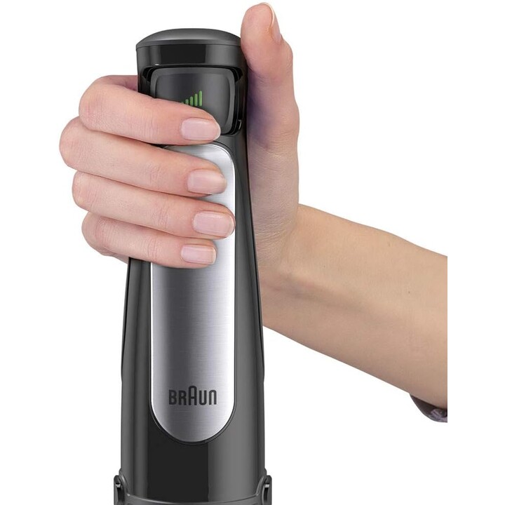Braun MultiQuick 7 MQ7000X 0,6 L Batidora de inmersión 1000 W Negro, Acero inoxidable