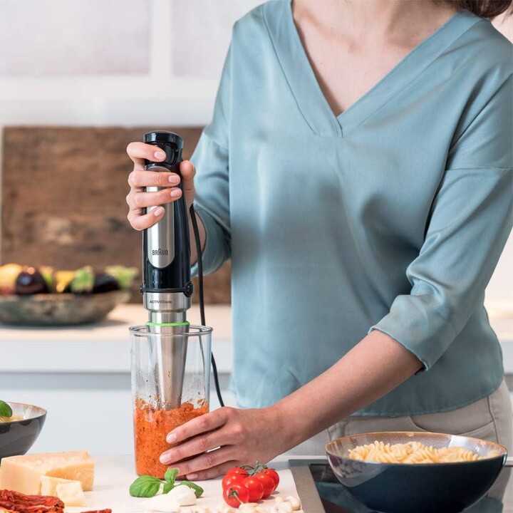 Braun MultiQuick 7 MQ7000X 0.6 L Immersion Blender 1000 W Black, Stainless Steel