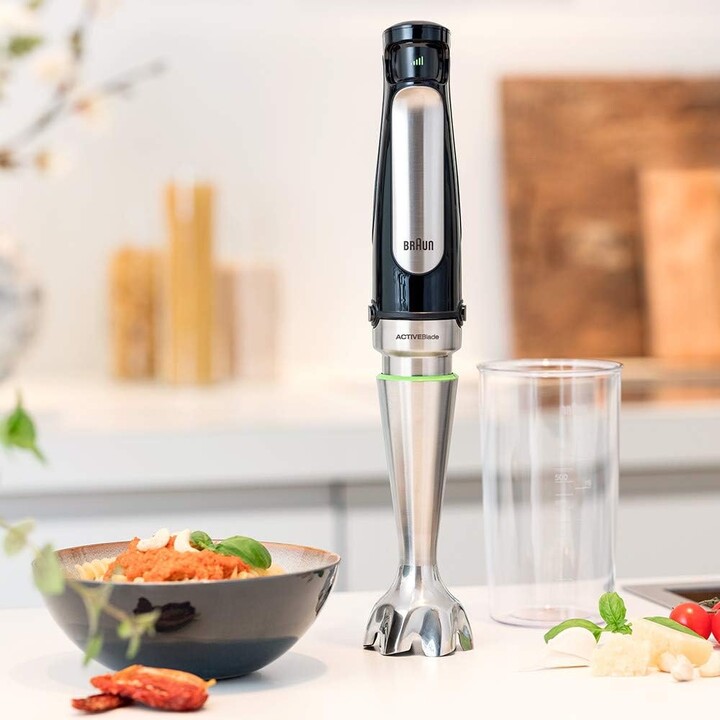 Braun MultiQuick 7 MQ7000X 0.6 L Immersion Blender 1000 W Black, Stainless Steel