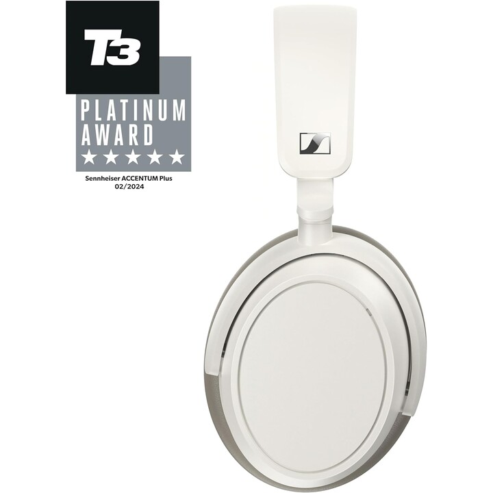 Sennheiser ACCENTUM Plus Wireless ANC Tátil Branco - Auscultadores sem fios