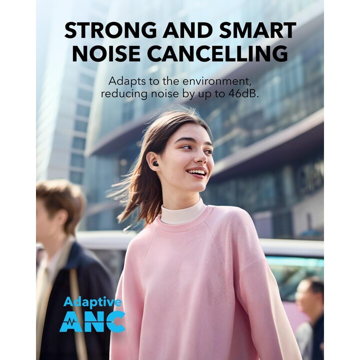 Cuffie wireless Soundcore A30i nere